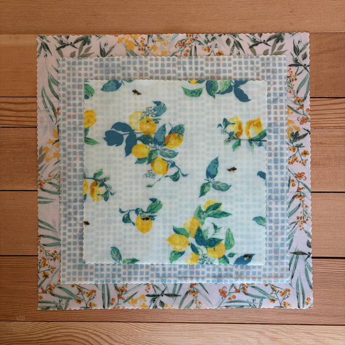 Beeswax Wrap Starter Set - Lemons