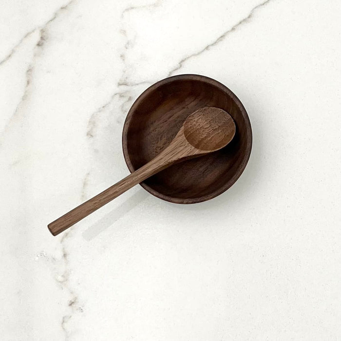 2" Walnut Wood Small Condiment Cup
