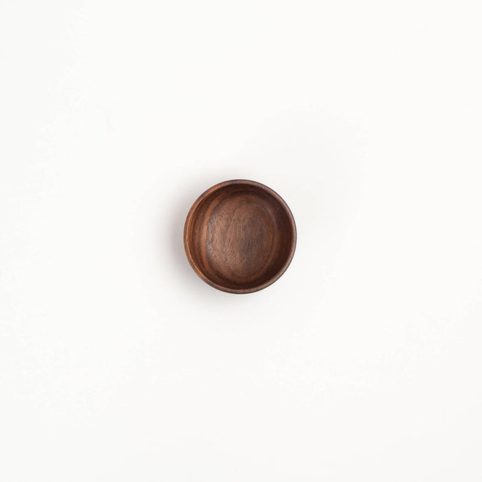 2" Walnut Wood Small Condiment Cup