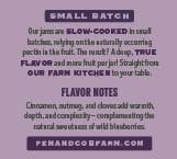 Organic Spiced Blueberry Jam