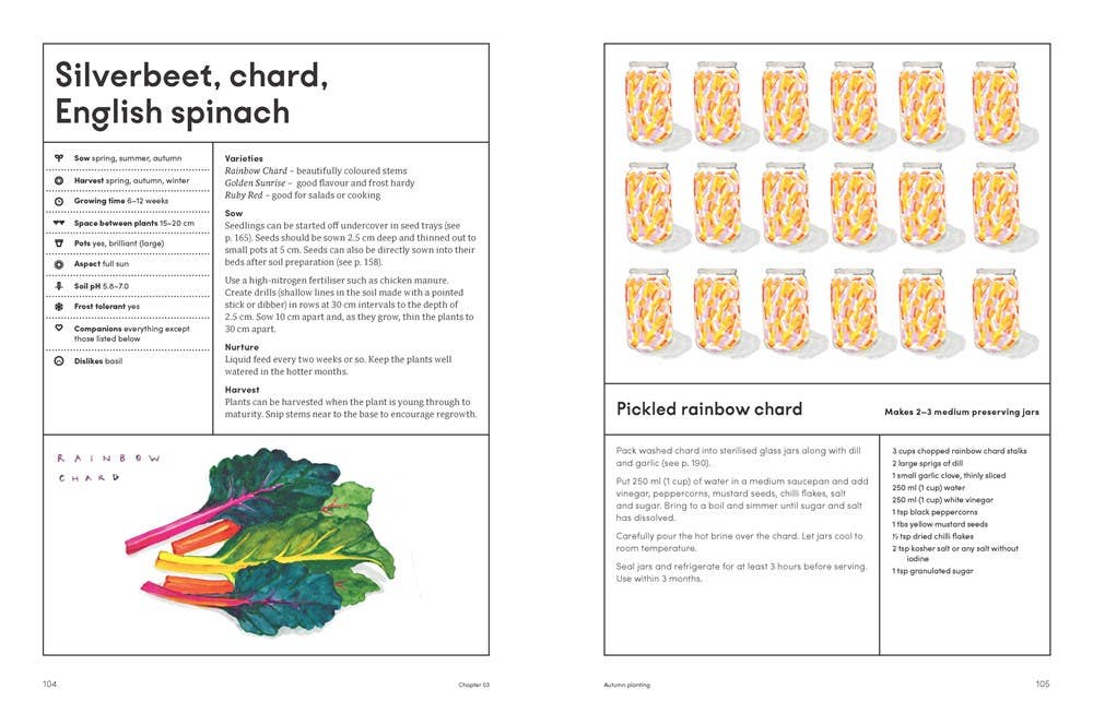The Kitchen Garden: Sowing, Growing and Cooking