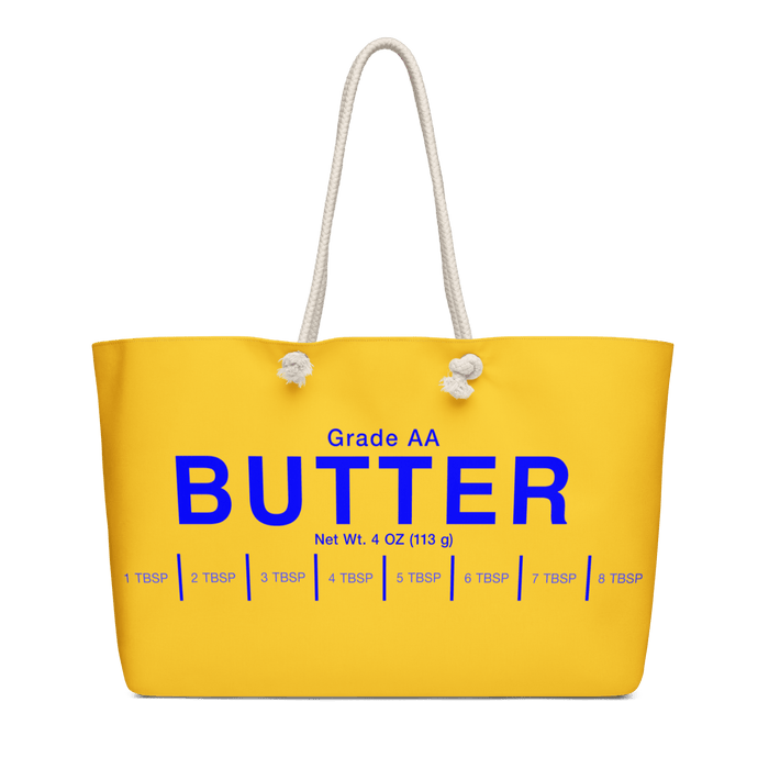 Butter Weekender Tote Bag