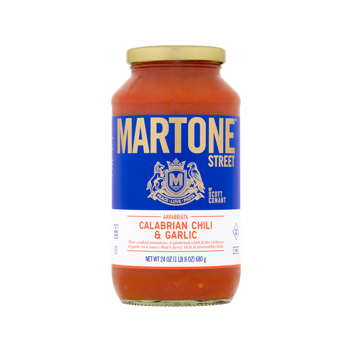 Martone Street Arrabbiata Pasta Sauce | Calabrian Chili & Garlic