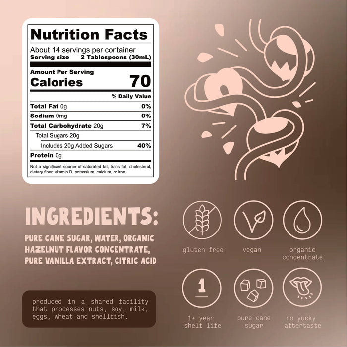Hazelnut Praline Surrup