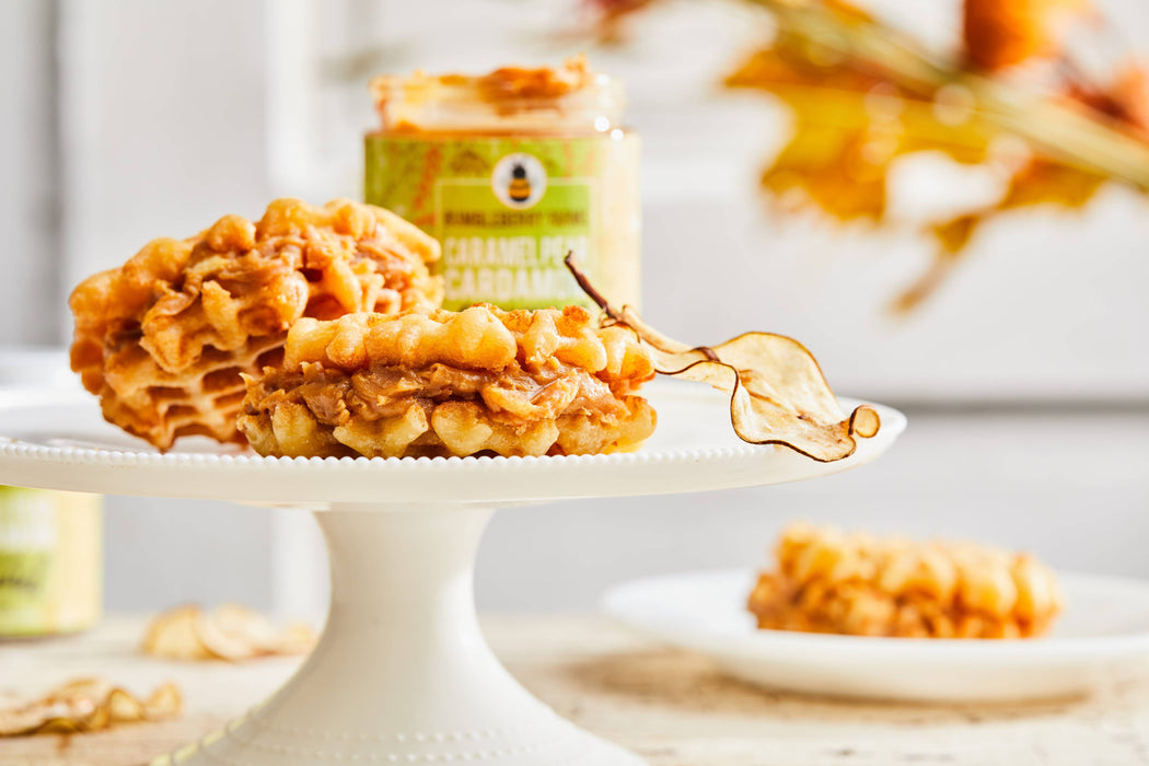 Caramel Pear Cardamom Honey Cream Spread
