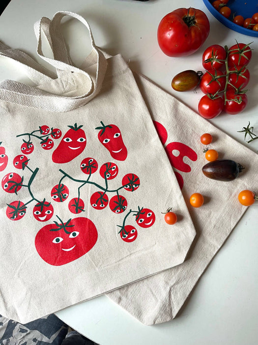 Happy Tomatoes Tote Bag