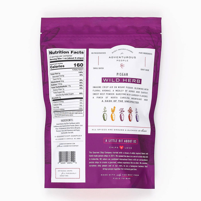 Pisgah Wild Herb Thick Cut Potato Chips