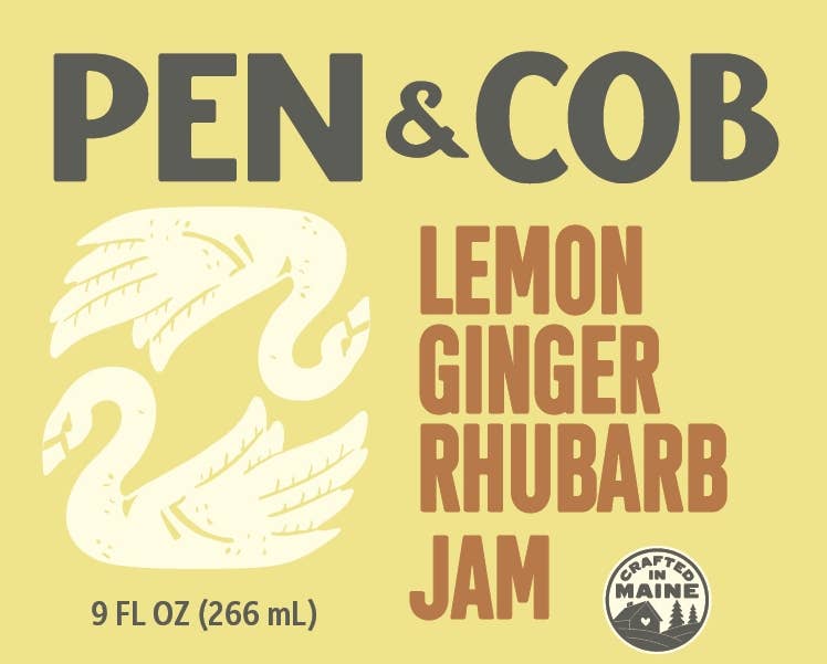 Lemon Ginger Rhubarb Jam