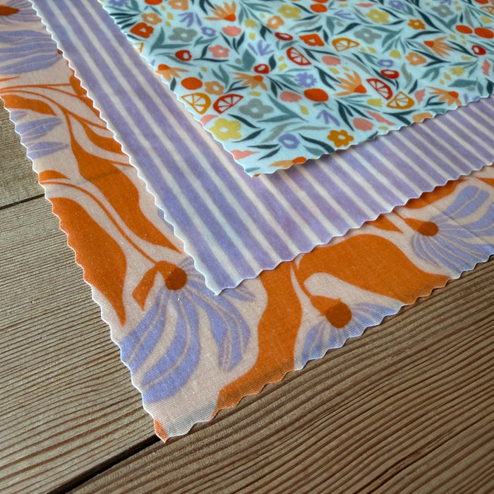 Beeswax Wrap Starter Set - Floral Zest