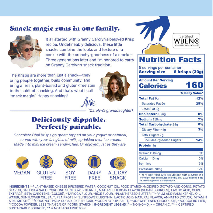 Chocolate Chai Krisps