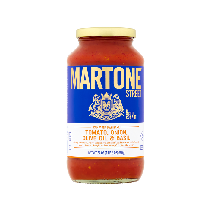 Martone Street Campagna Marinara | Tomato, Onion, Olive Oil & Basil