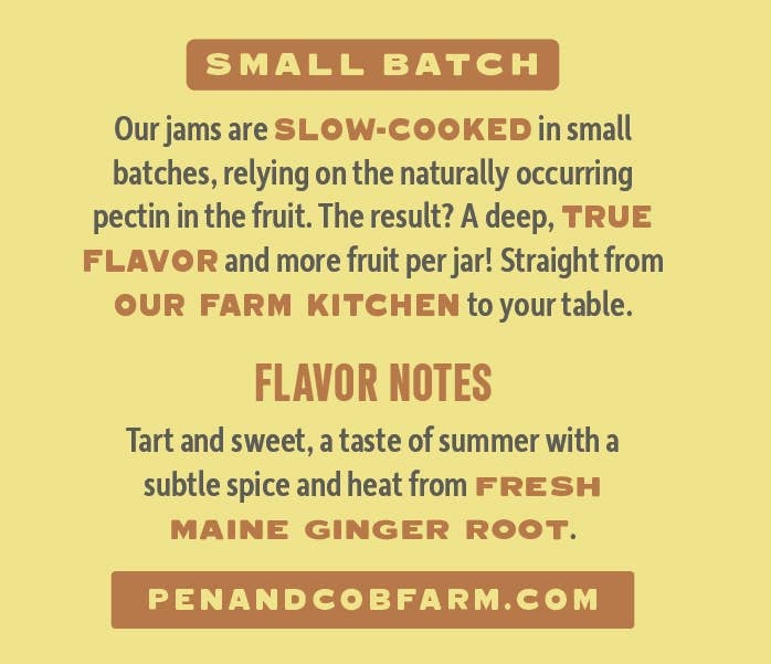 Lemon Ginger Rhubarb Jam