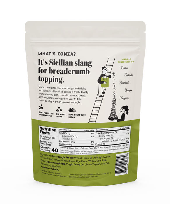 Sourdough Crunch Breadcrumbs - Olive Oil & Sea Salt