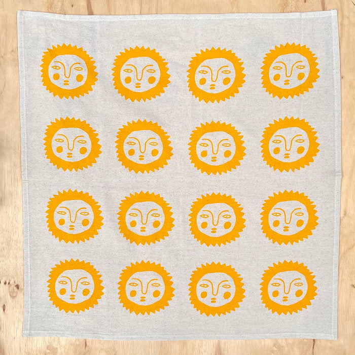 Sun tea towel: Yellow