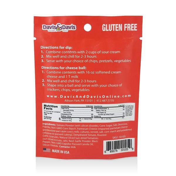 Sundried Tomato Dip Mix