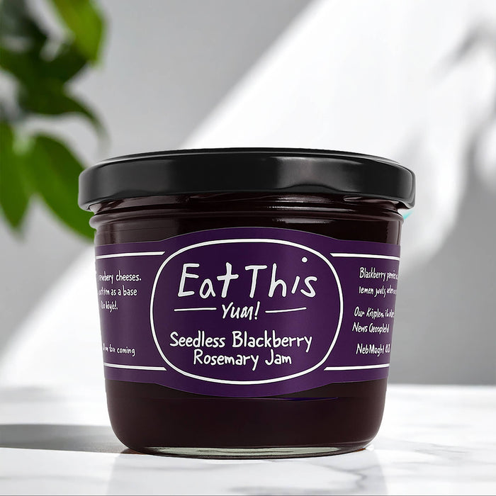 Seedless Blackberry Rosemary Jam