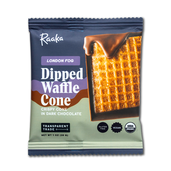 London Fog Dipped Waffle Cone Chocolate Bar