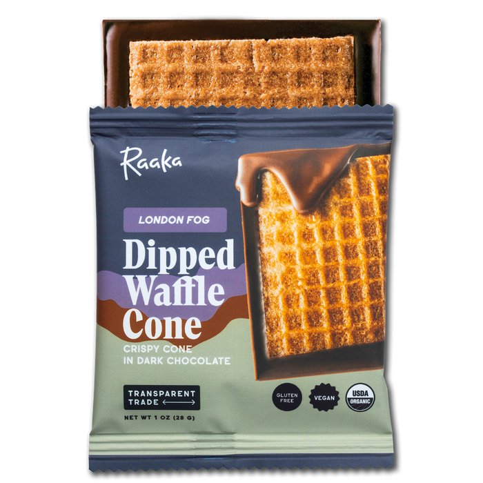 London Fog Dipped Waffle Cone Chocolate Bar