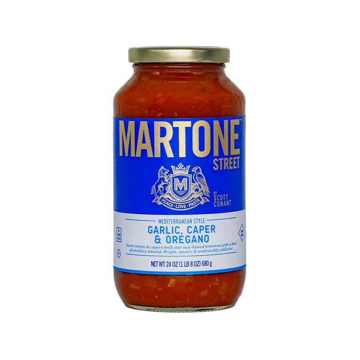 Martone Street Mediterranean Style Sauce (Garlic, Caper & Oregano)