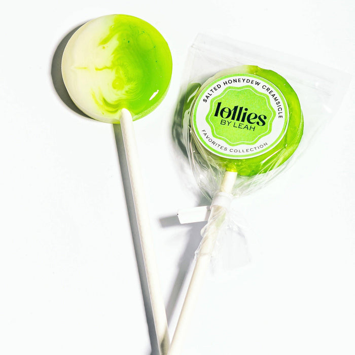 Salty Honeydew Creamsicle Lollipop