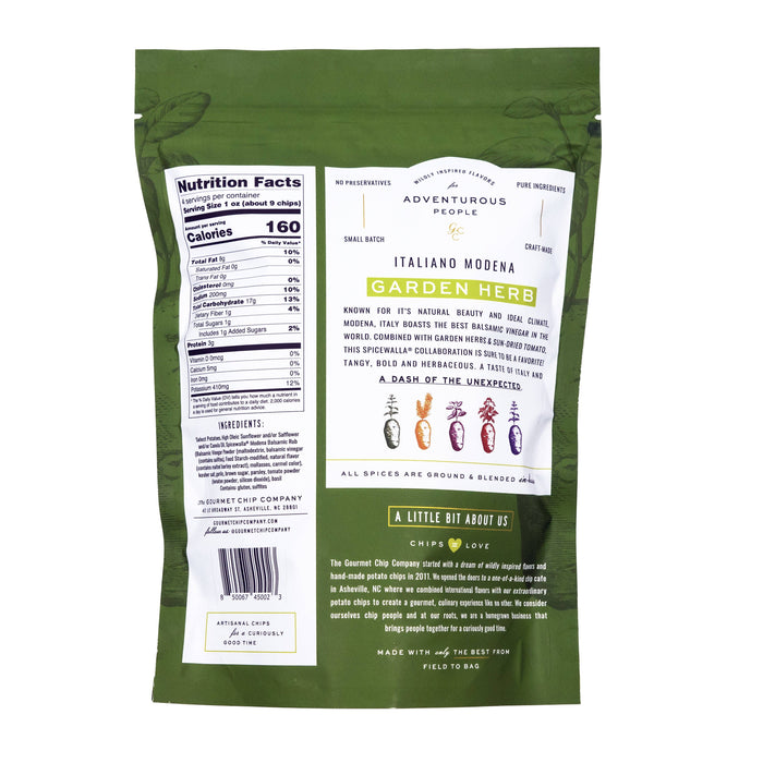 Italiano Modena Garden Herb Thick Cut Potato Chips