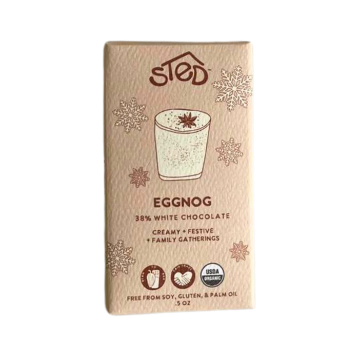 Sted Mini Eggnog Chocolate Bars