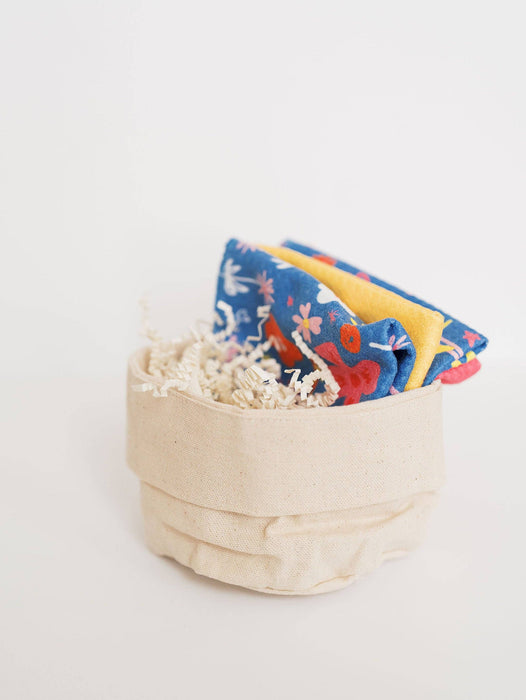 Happy Flowers Wafflecloths - Set of 4