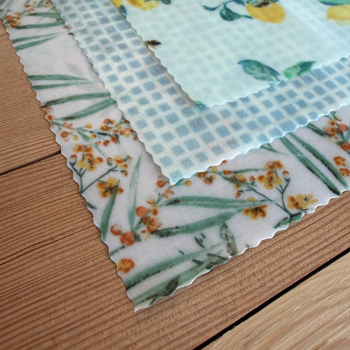 Beeswax Wrap Starter Set - Lemons